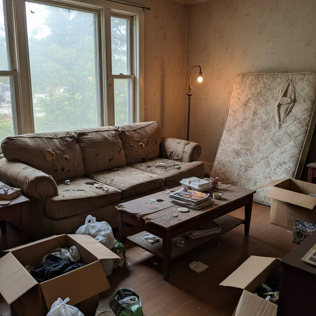Before — Furniture removal