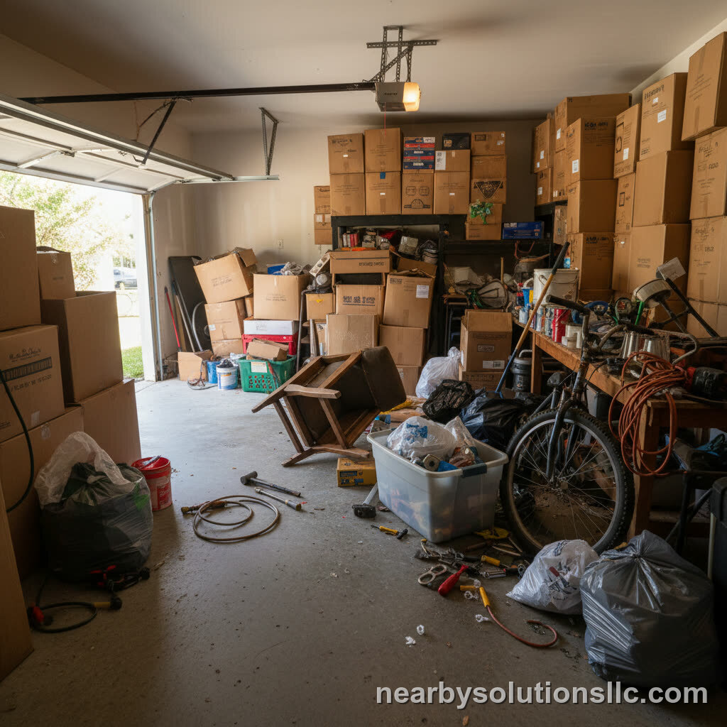 Before — Garage cleanout