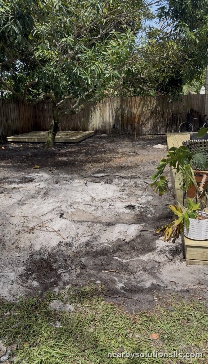 After — Backyard junk & debris removal