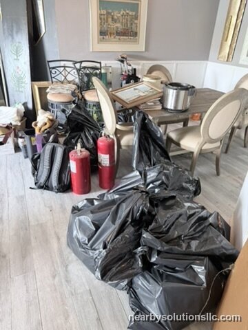 Before — Household cleanout & trash removal