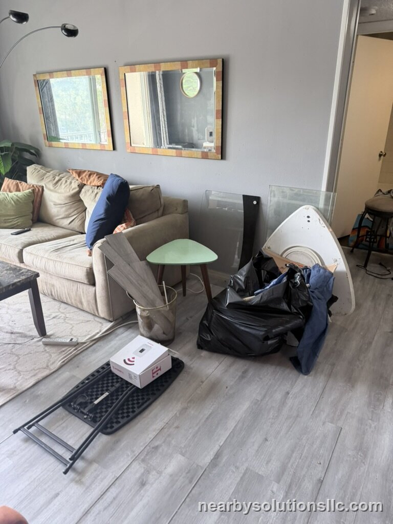 Before — Apartment junk removal